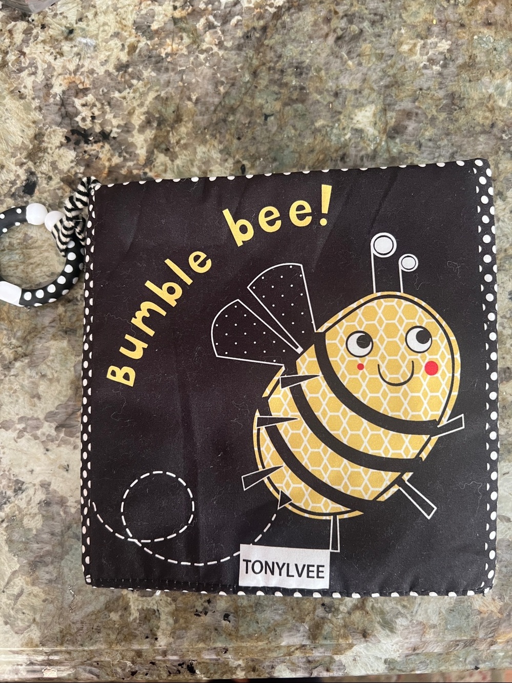 MALOMME Bumble Bee 🐝 Crinkle Cloth Baby Kids Toddler Soft Activity Book